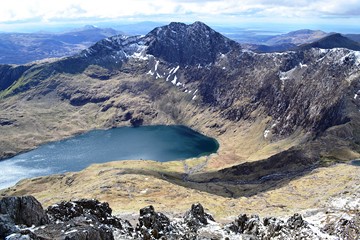 snowdon lliwedd montagnes pays de galles randonnées pédestre